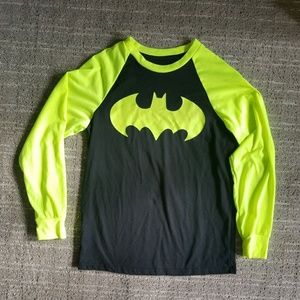 NWOT! Boy's black & neon green LS shirt